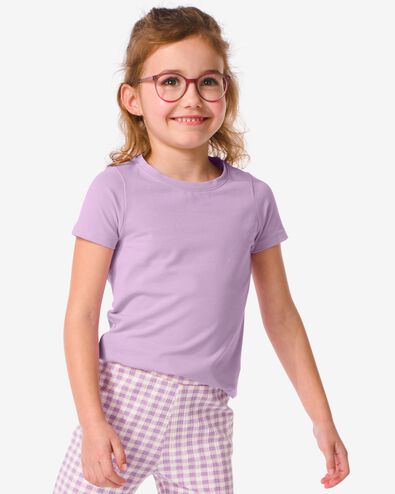 kinder t-shirt biologisch katoen paars