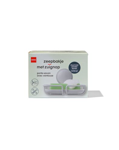zeepbakje met zuignap 9x13x9