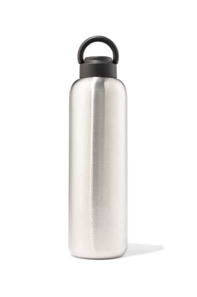 isoleerfles dubbelwandig rvs zilver 700ml