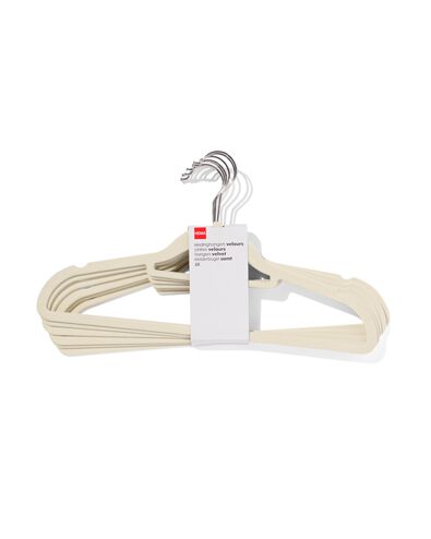 kledinghanger velours wit - 6 stuks