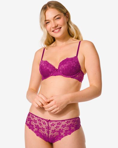 damesbrazilian met kant felroze