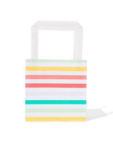 cadeautasjes S papier 13x13x7 - 6 stuks