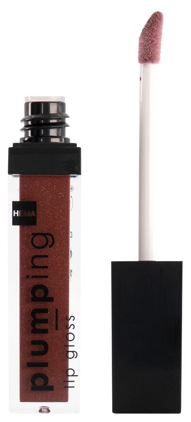 plumping lipgloss donkerrood