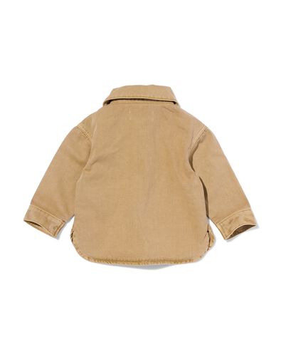 baby overhemd  okergeel