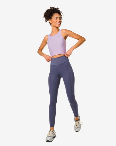 dames sporttop medium support lila
