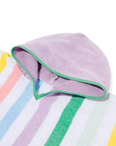 kinder strandponcho 68x78 strepen