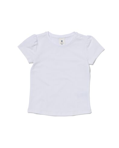 kinder t-shirts - 2 stuks wit