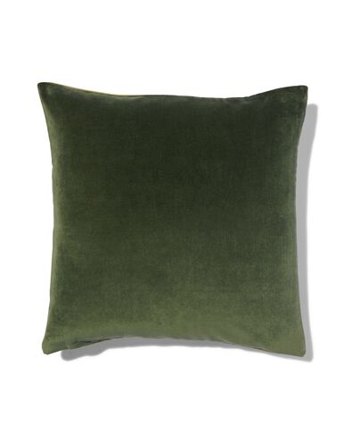 kussenhoes velours 50x50 groen