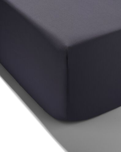 hoeslaken percal 140x200 donkergrijs
