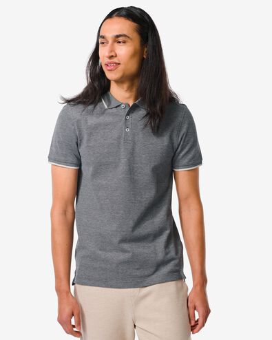 herenpolo  blauw