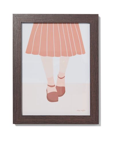 fotolijst hout 15x20 donkerbruin
