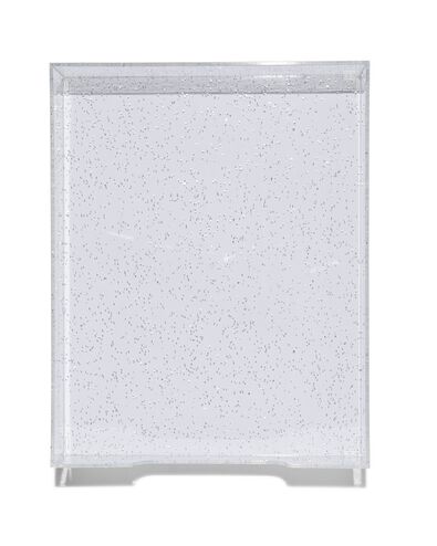 brievenbak A4 zilveren glitters