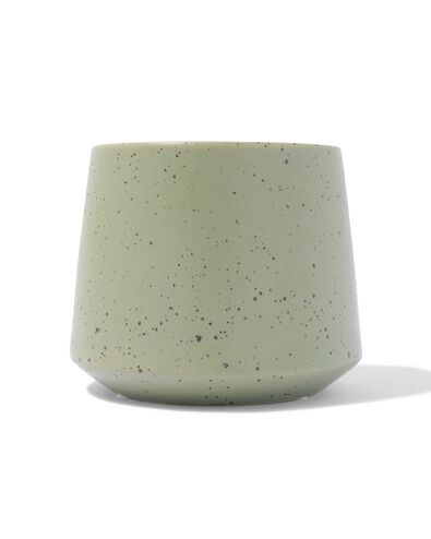aardewerk bloempot met spikkels &Oslash;12.5x12.5