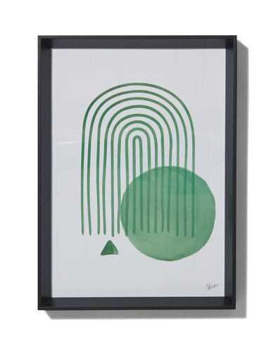 fotolijst hout A4 facetrand zwart