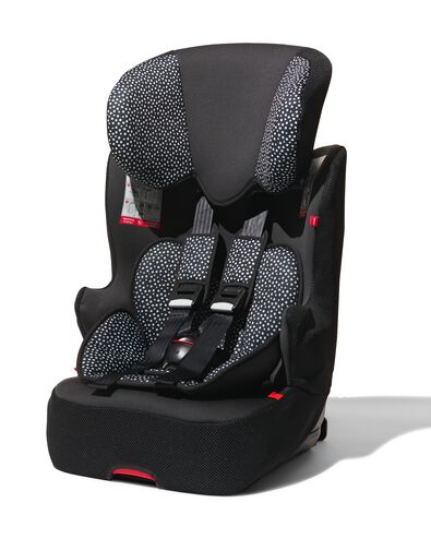 autostoel doorgroei 9-36kg Isofix zwart/witte stip