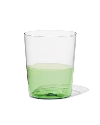 waterglas 320ml glas met groen