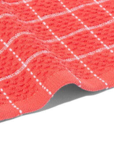 vaatdoekjes 30x30 katoen rood - 2 stuks