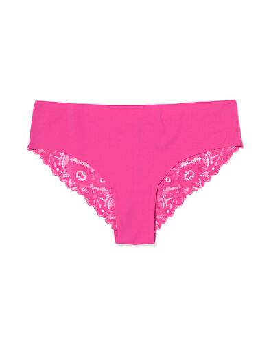 dames brazilian micro met kant felroze