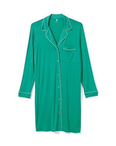 damesnachthemd viscose zeegroen