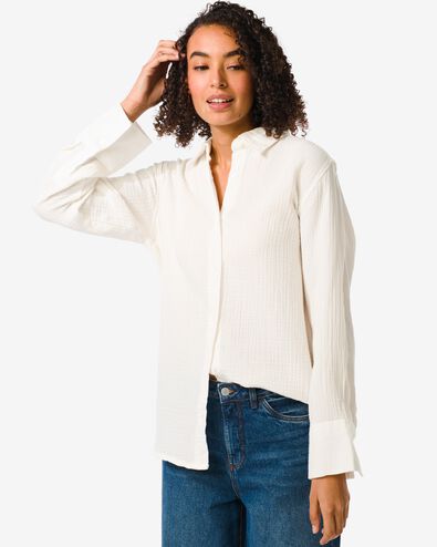 damesblouse Iris wit