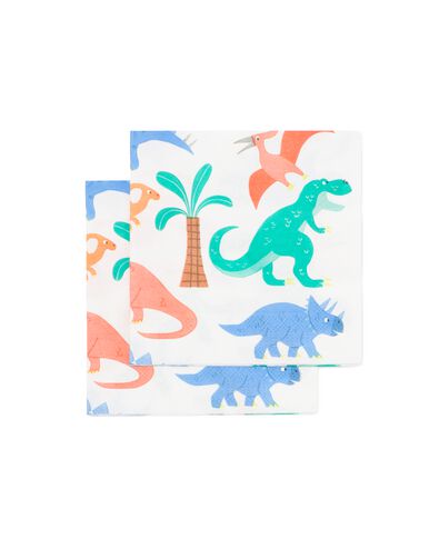 papieren servetten 24x24 dino - 20 stuks