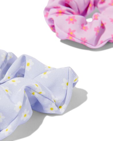 scrunchies bloemen - 5 stuks