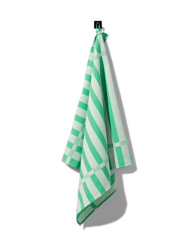 theedoek 65x65 katoen groen