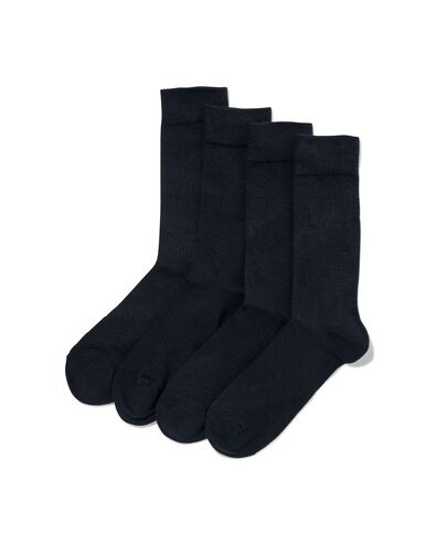 herensokken - 4 paar donkerblauw