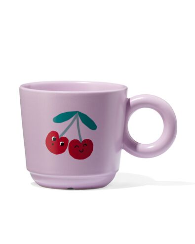 mok 280ml aardewerk kers