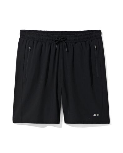 heren korte sportbroek zwart