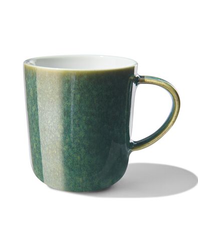 koffiemok Chicago 130 ml - reactief glazuur - groen