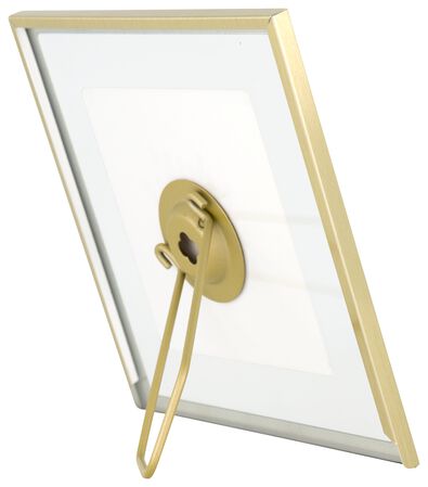 floating fotolijst metaal 15x15 goud