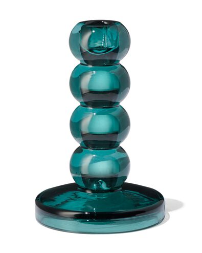 kandelaar &Oslash;10.5x17 groen glas