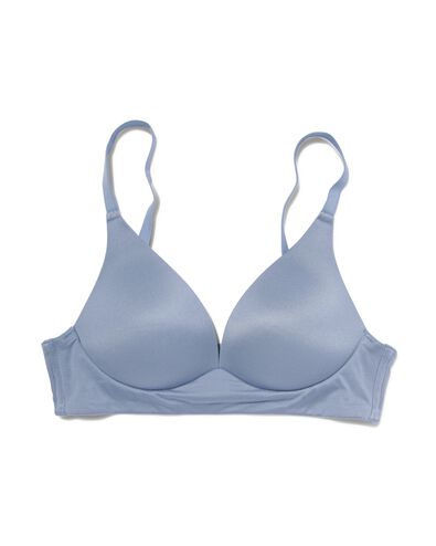 voorgevormde bh zonder beugel  blauw