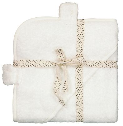 baby badcape met oortjes 70x70