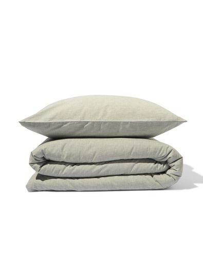 dekbedovertrek chambray 140x200/220 groen