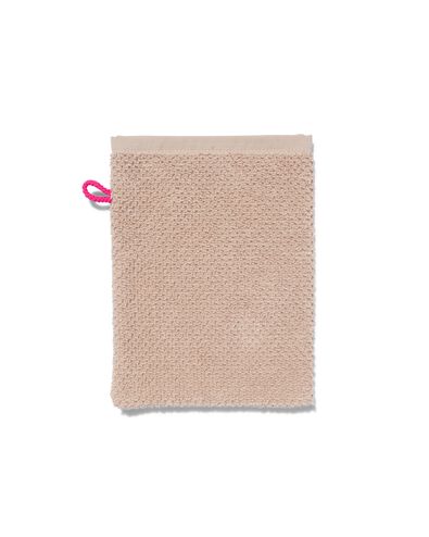 washand zware kwaliteit beige rijstkorrel