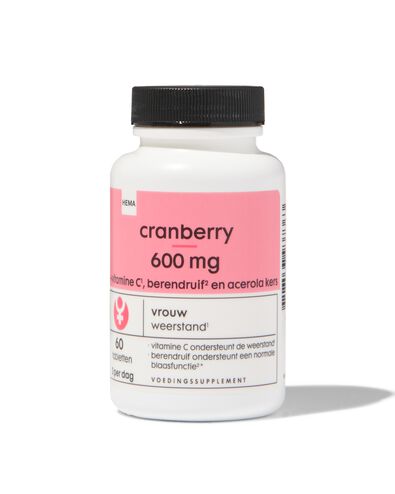 cranberry 600mg - 60 stuks