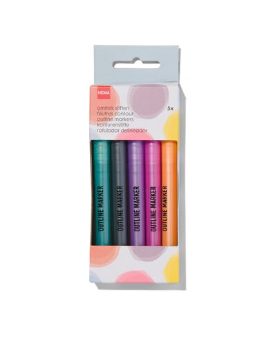 omtrekstiften - 5 stuks
