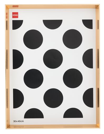 fotolijst hout 30x40 facetrand goud