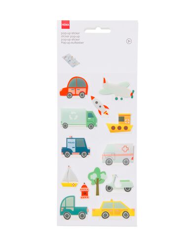pop-up stickers verkeer - 13 stuks