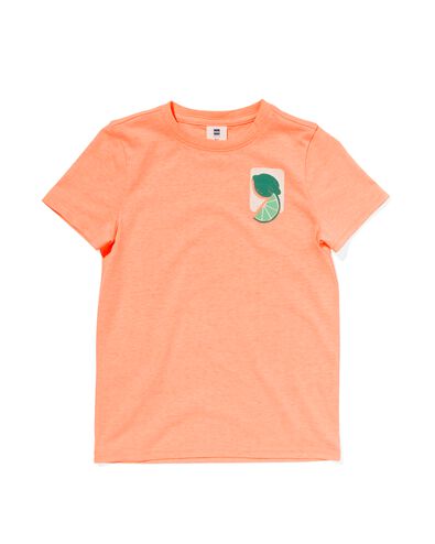 kinder t-shirt citrus oranje