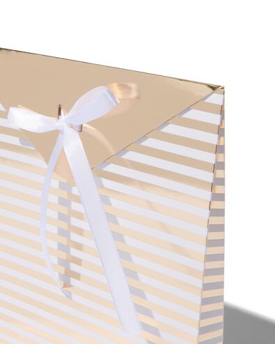 envelop cadeautasjes karton 20.5x18x5 strepen - 2 stuks