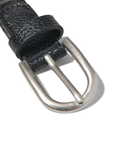 gevlochten dames riem 2cm zwart
