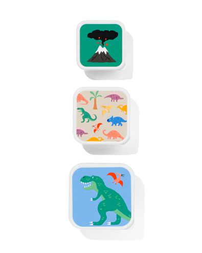 snackbox dino 3-delig