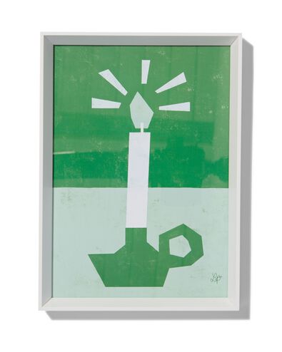 fotolijst hout 21x29.7 facetrand wit