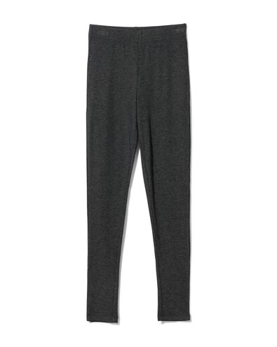 dames lounge legging met ribbels donkergrijs