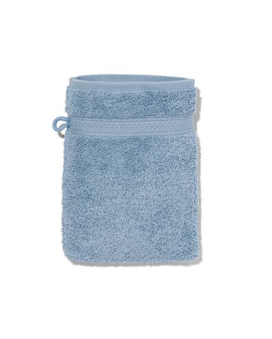 washandje zware kwaliteit ijsblauw