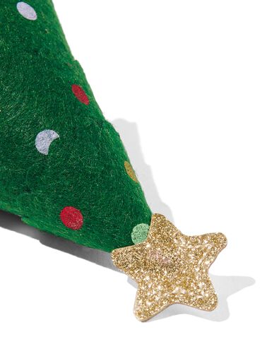 haarspeld met kerstboom