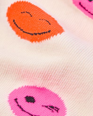 sokken met katoen smile beige